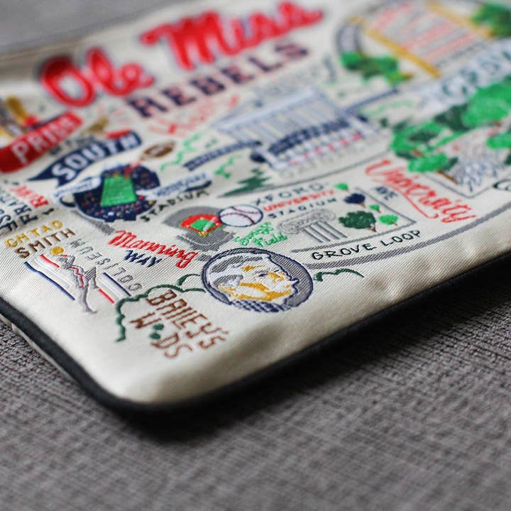 Ole Miss Collegiate Zip Pouch