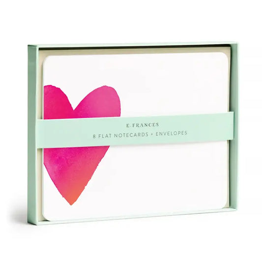 Boxed Notecards | Flat | Big Heart