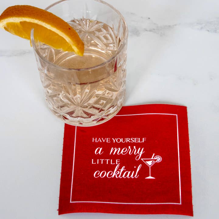 Cocktail Napkin Roll | Have Yourself A Merry Little Cocktail