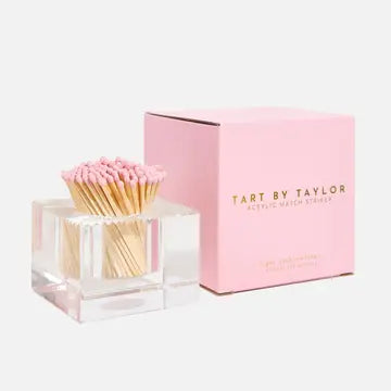 Square Match Striker | Light Pink Matches