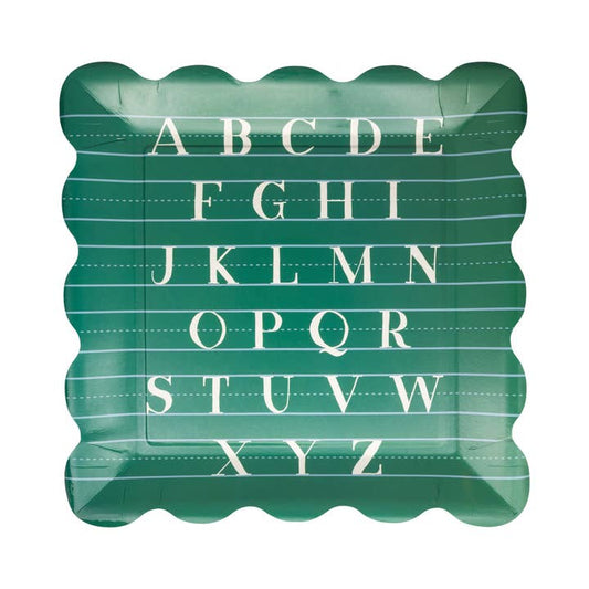 Paper Plates | Alphabet