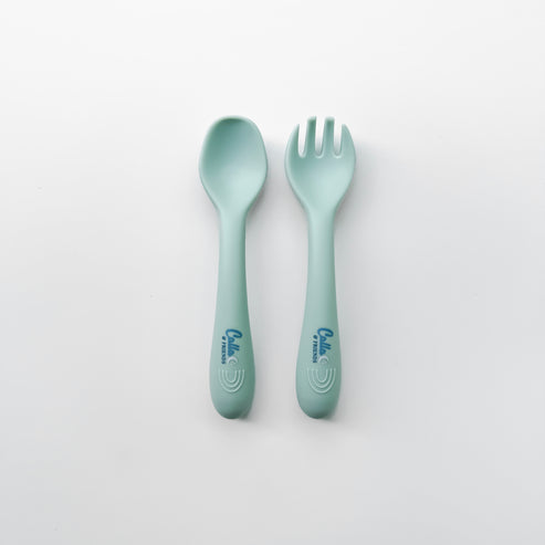 My First Silicone Utensils | Light Sage