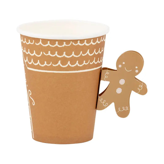 Paper Cups | Gingerbread Handled