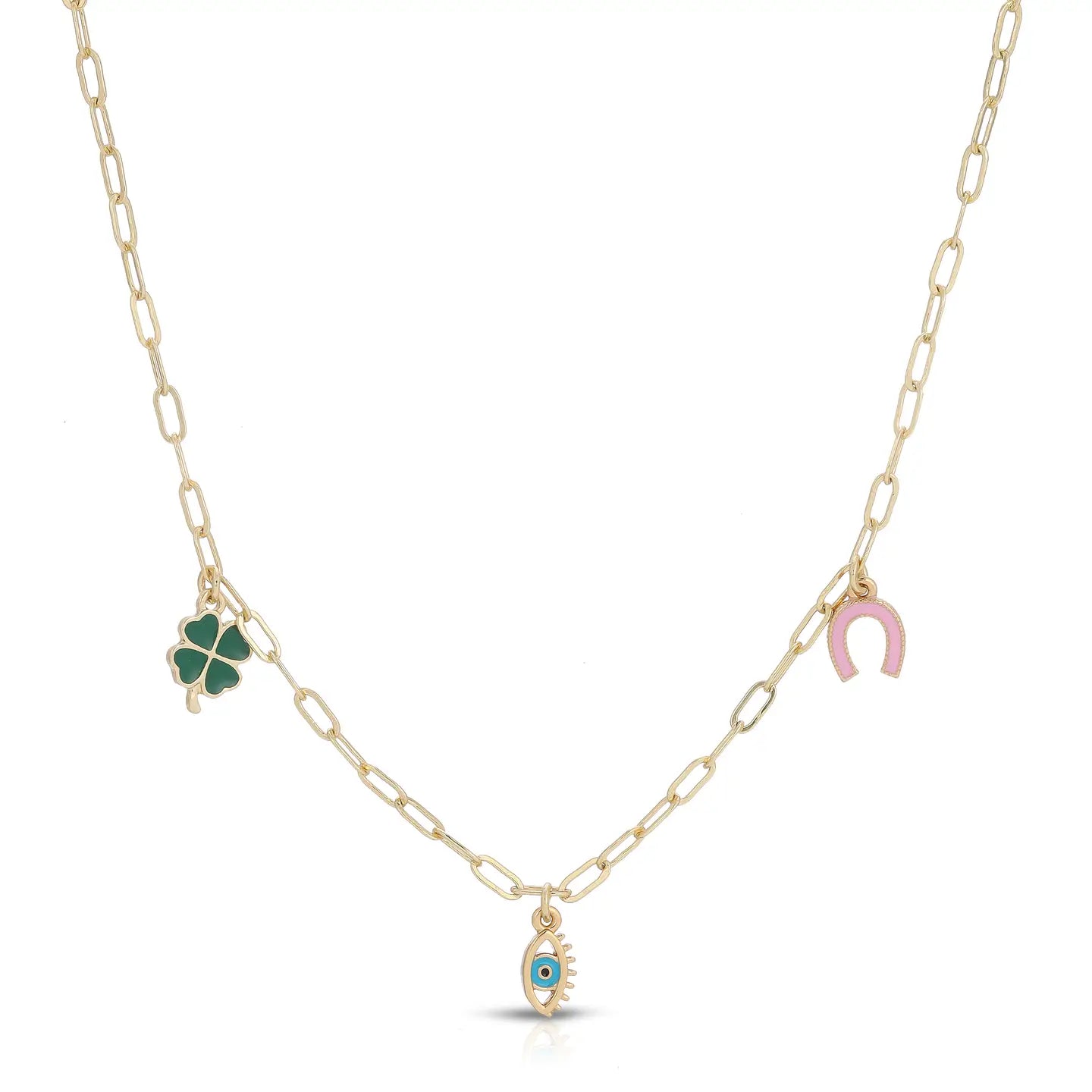 Enamel Treasure Necklace | Luck Everywhere You Look