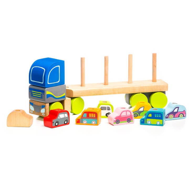 Cubika | Wooden Truck with Cars