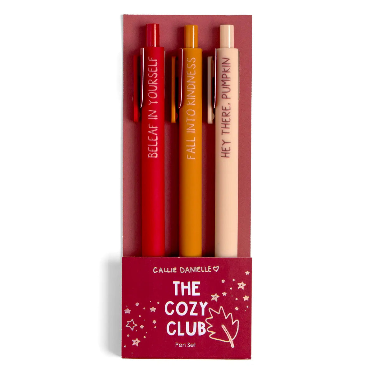 The Cozy Club Fall Pen Set