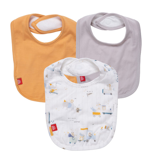 Welcome Wagon Modal Magnetic 3-Pack Bibs