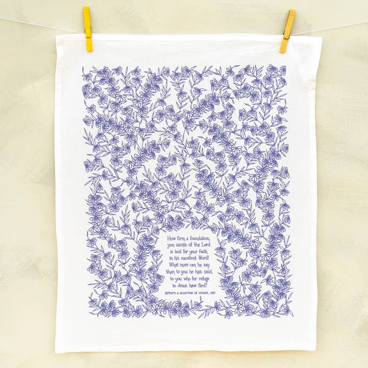 Tea Towel | How Firm A Foundation
