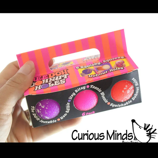 Nee-Doh | Donut Holes Teenie Tiny 6 Pack