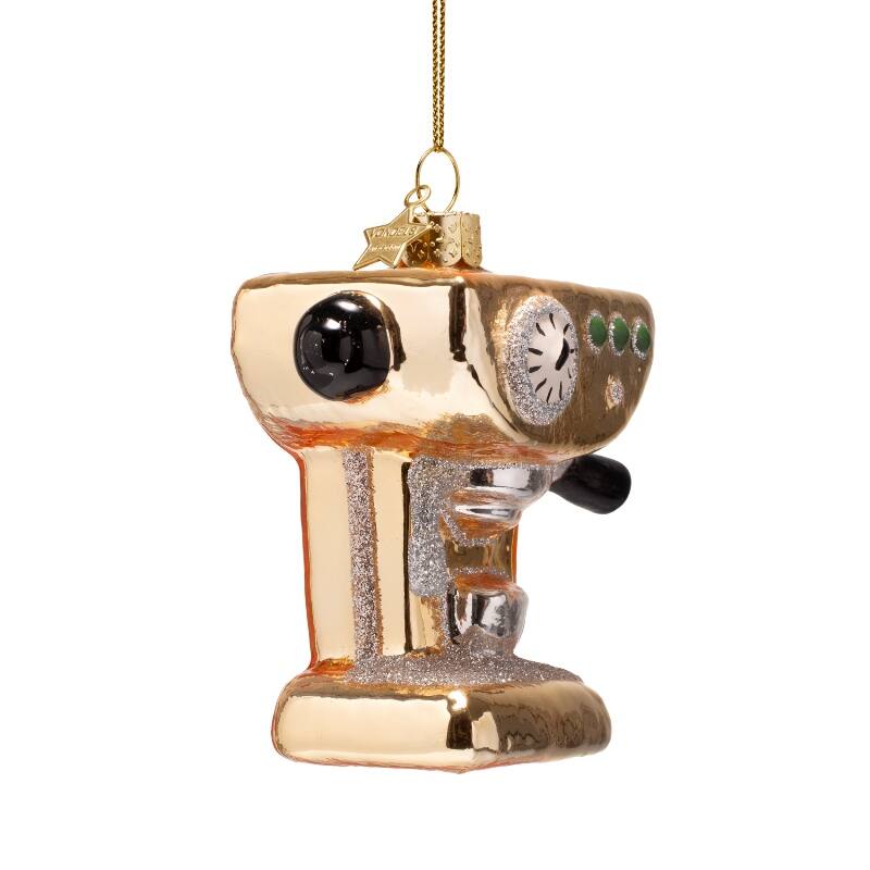 Ornament | Gold Coffee Machine