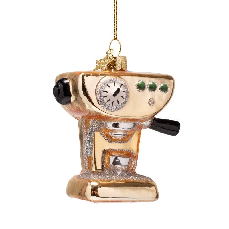 Ornament | Gold Coffee Machine