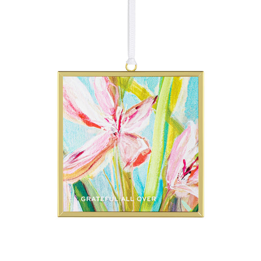 Suncatcher | Grateful All Over Floral Butterfly