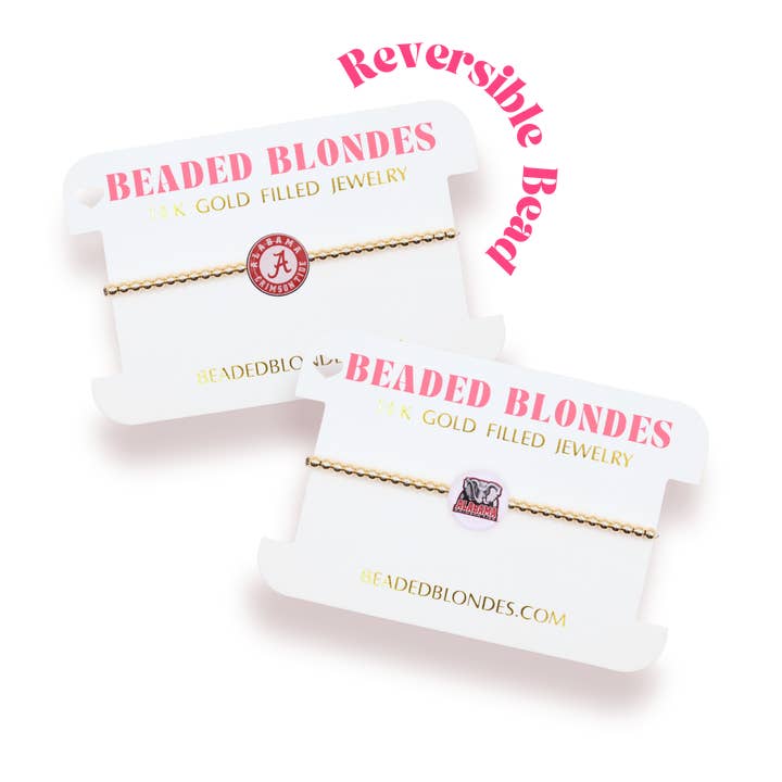 Alabama Logo Bracelet | Gold