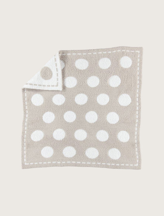 CozyChic Dream Receiving Blanket | Stone/White/Circles