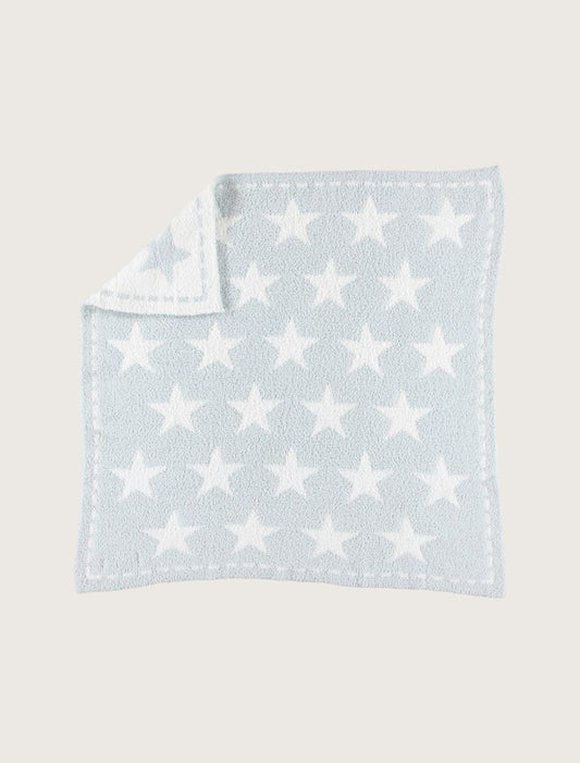 CozyChic Dream Receiving Blanket | Aqua/White/Stars