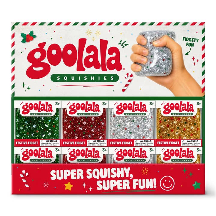 Goolala Christmas Squishies Festive Fidget | Assorted Colors
