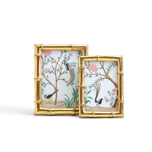 Gold Faux Bamboo Photo Frame | Assorted Sizes