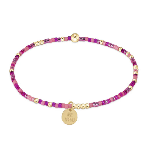 egirl | Hope Unwritten Bracelet | Back To The Fuchsia | be you. Small Gold Disc