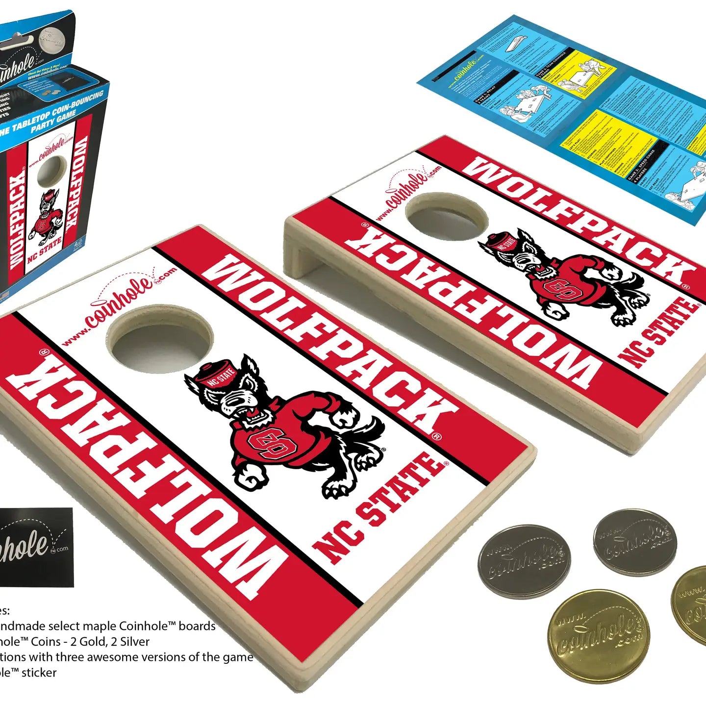 Coinhole Tabletop Game Set | NC State
