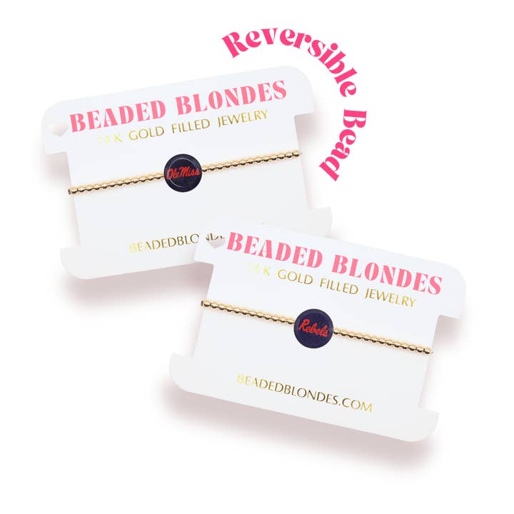 Ole Miss Logo Bracelet | Gold