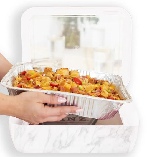 Premium Set - Pan Frame W/Lid & Hot or Cold Gel Pack -Marble