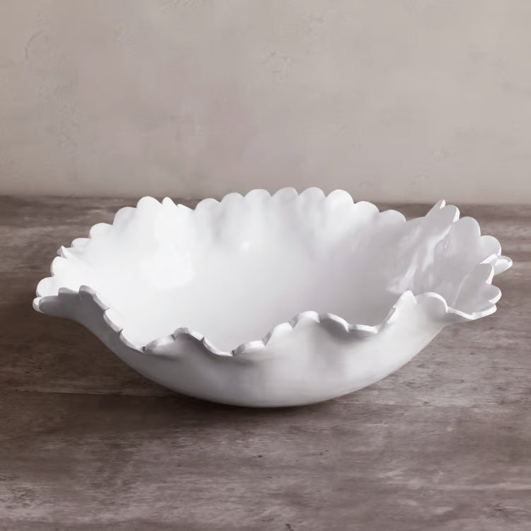 VIDA Colette Large Bowl | White