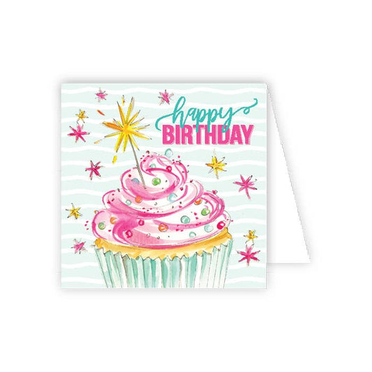 Enclosure Card | Birthday | Cupcake and Sparkler