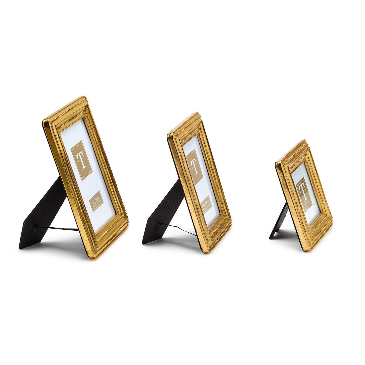 Gold Beaded Edge Photo Frame | Assorted Sizes