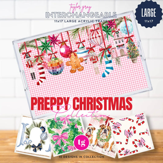 Acrylic Tray Inserts | Preppy Christmas