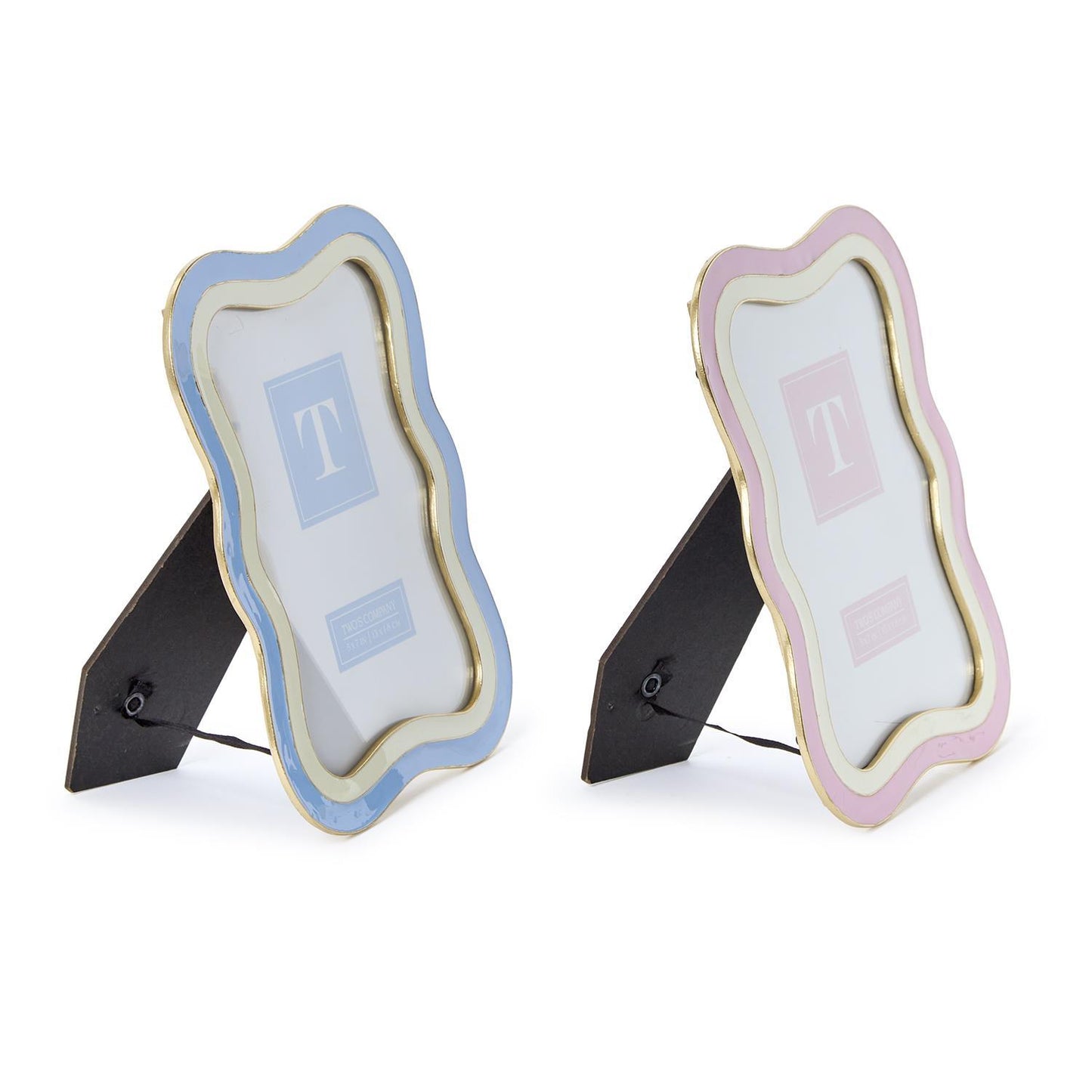 Two-Tone Waves Photo Frame | Assorted Colors