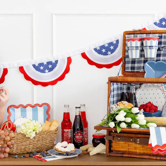 Hamptons Bunting Outdoor Banner