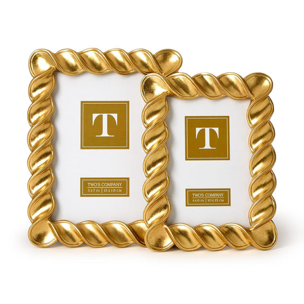 Twist Gold Leaf Frame