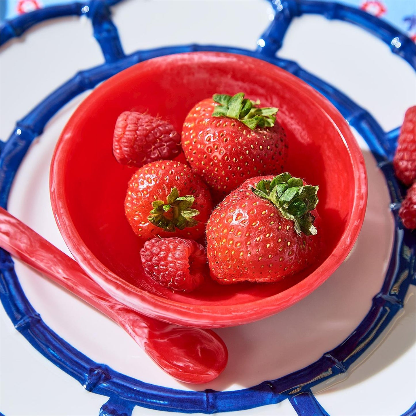 Red, White, and Blue Round Tidbit Bowls | Assorted Colors