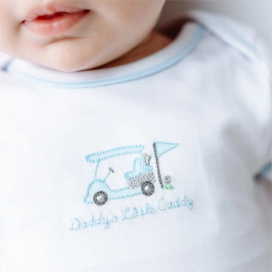 Little Golfer Bodysuit | Light Blue