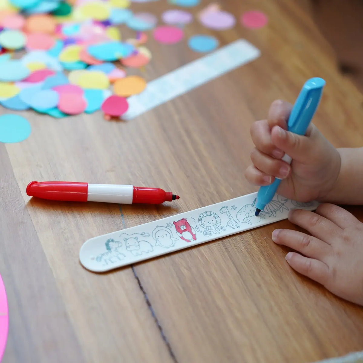 Sketchband Reusable Color-in Slap Bracelet | Dinoroar
