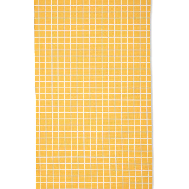 Tea Towel - Summer Grid - Orange