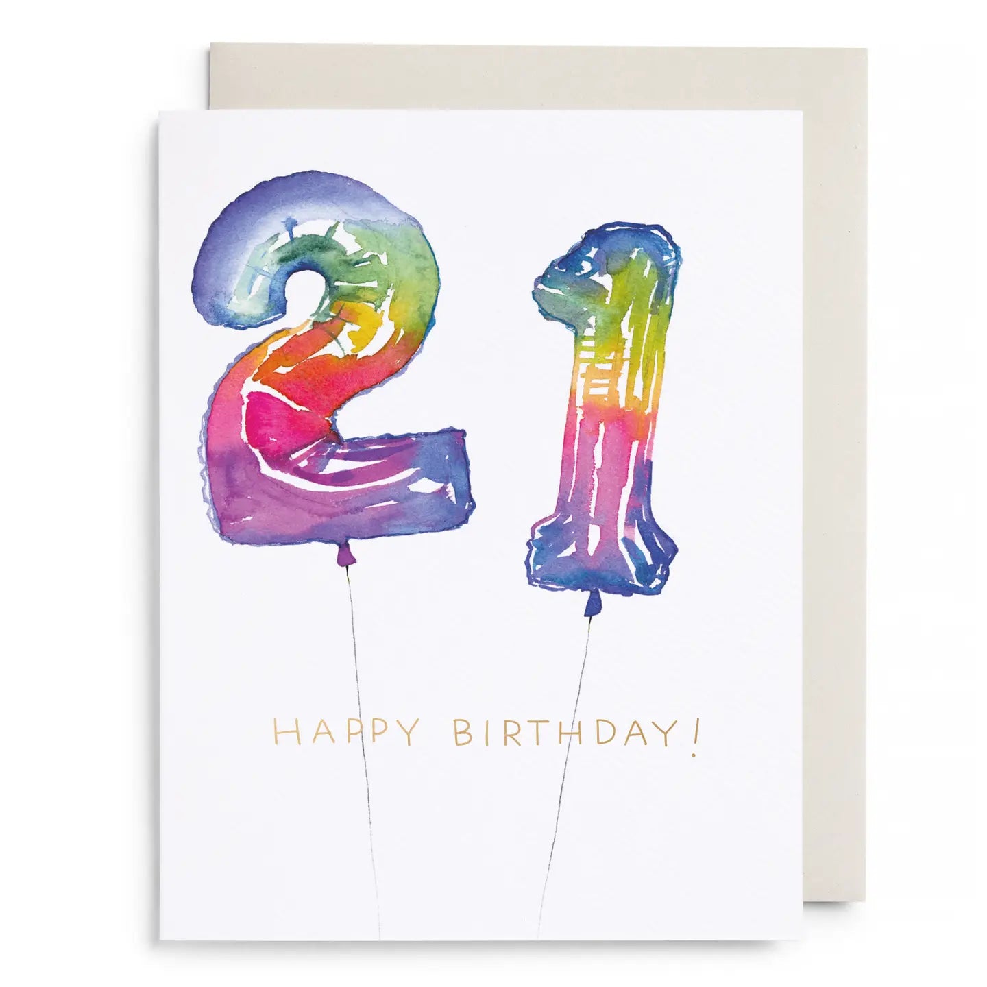 Greeting Card | Helium 21 Birthday