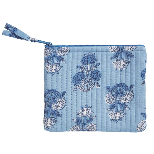 Cornflower Blue Block Print Small Case