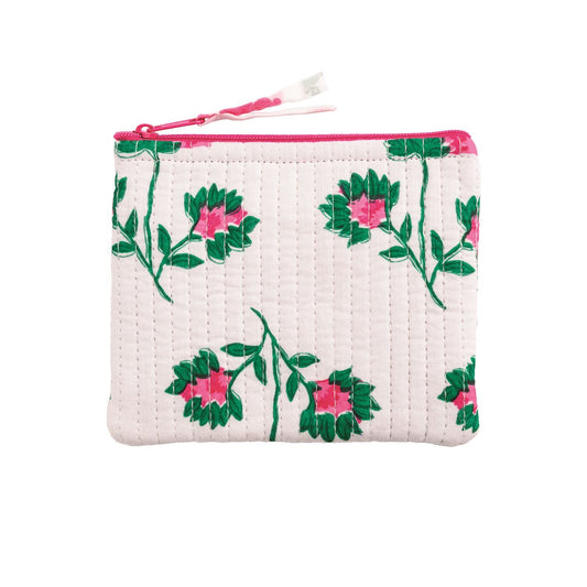 Peony White Print Small Case