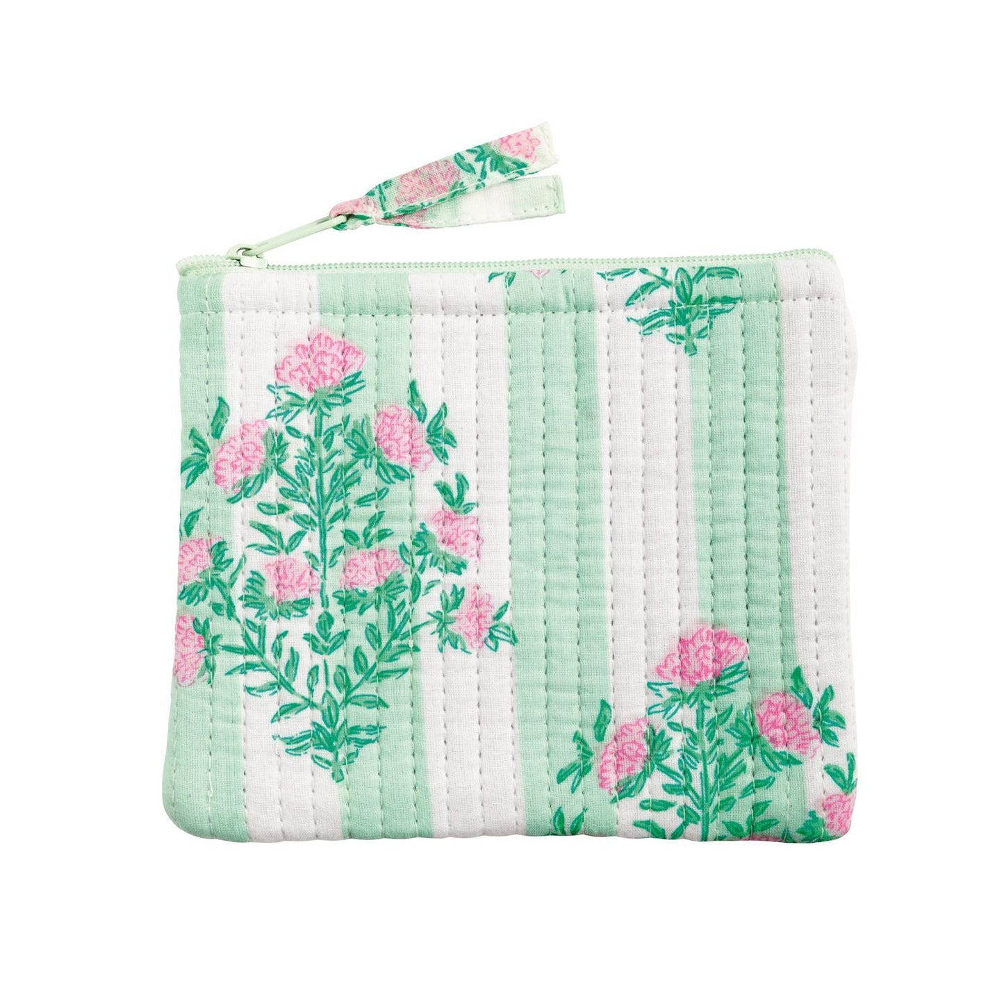 Dahlia Green Print Small Case