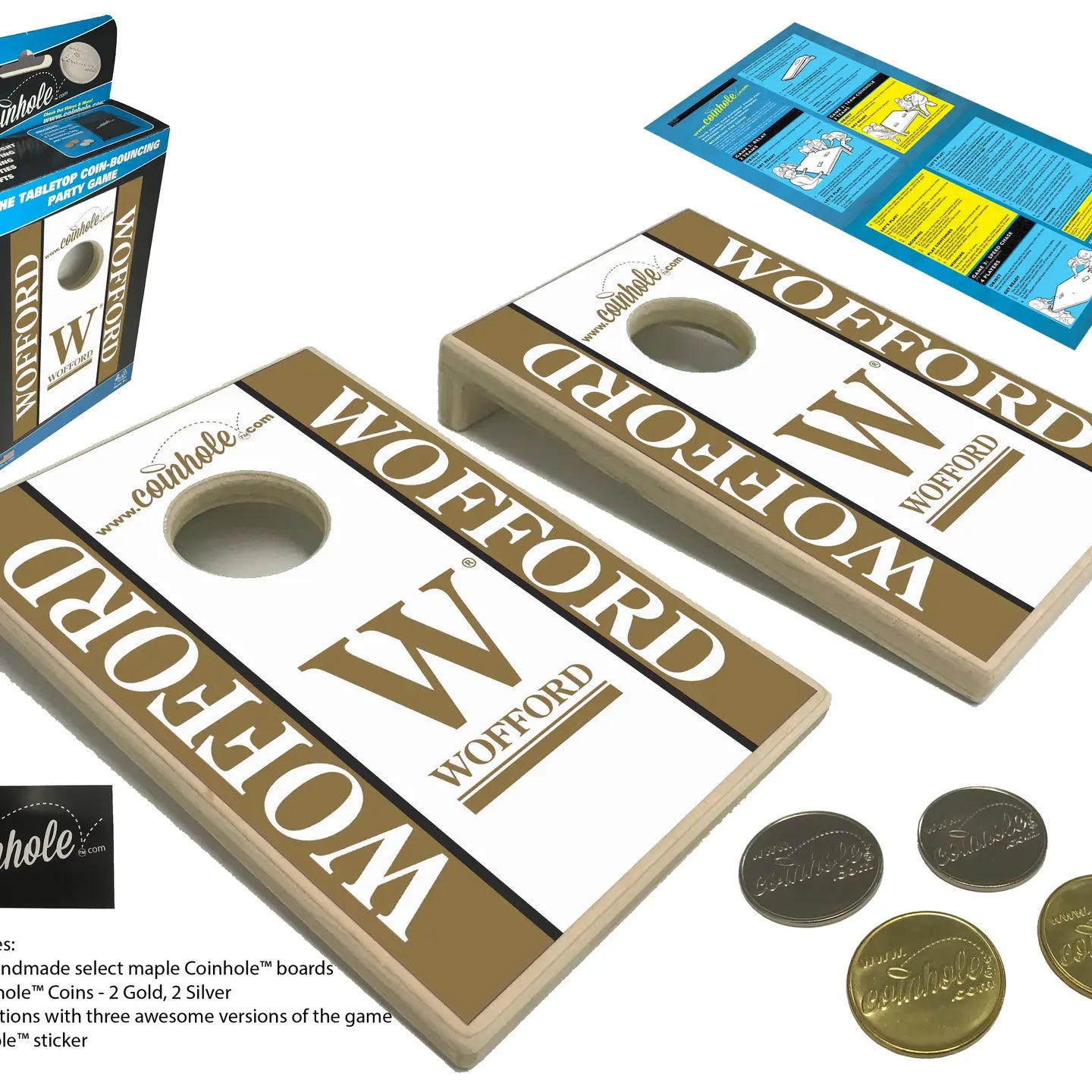Coinhole Tabletop Game Set | Wofford