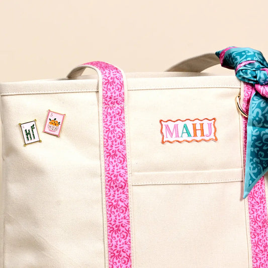 Canvas Tote Bag | It's Mahj Time