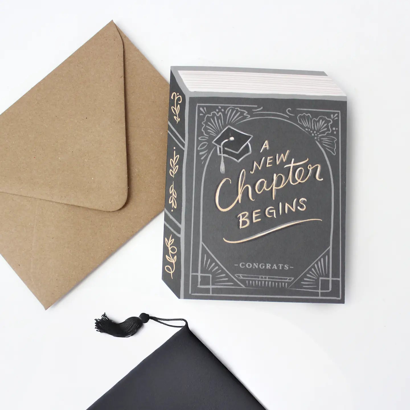 A New Chapter Begins - Graduation Card
