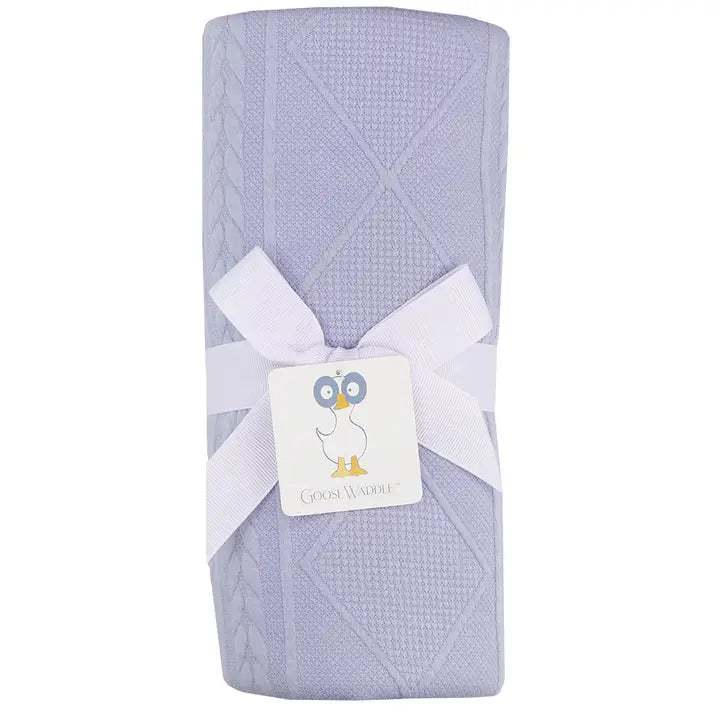 Knit Blanket | Lavender
