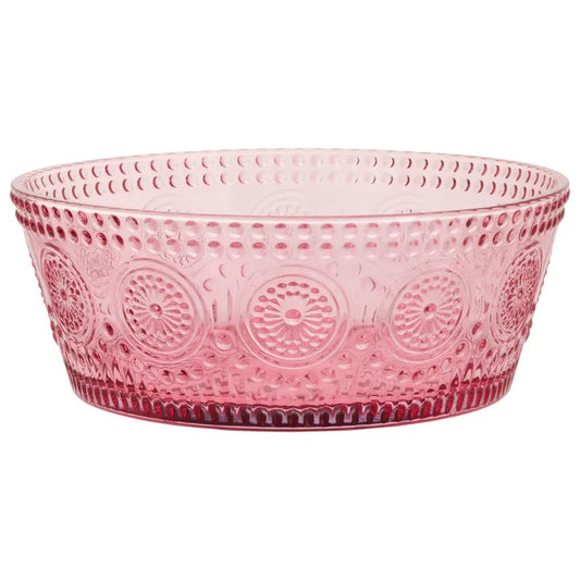 Large Codi Glass Bowl | Pink
