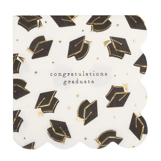 Grad Hat Scatter Napkin Cocktail