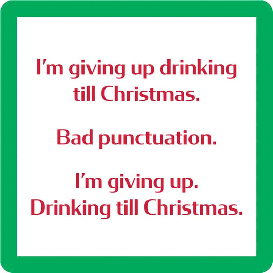 Coaster | Xmas Punctuation