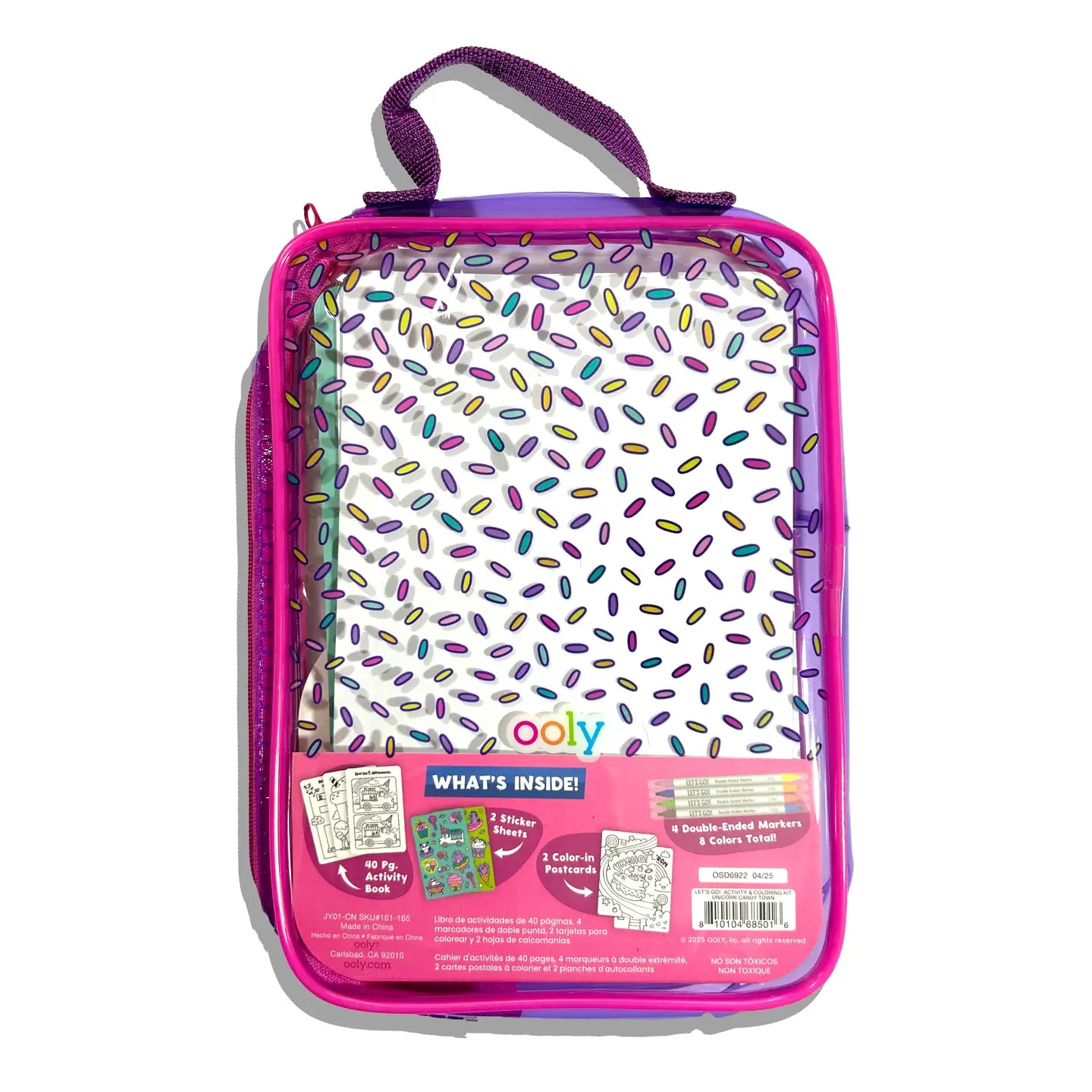 Let's Go!: Activity & Coloring Kit - Unicorn Candy Town
