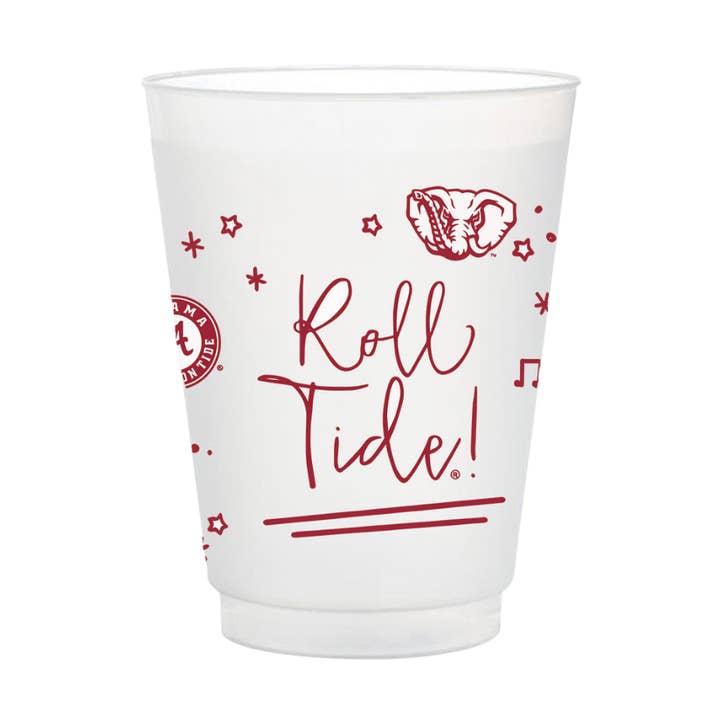 Frosted Flex Party Cups | Alabama
