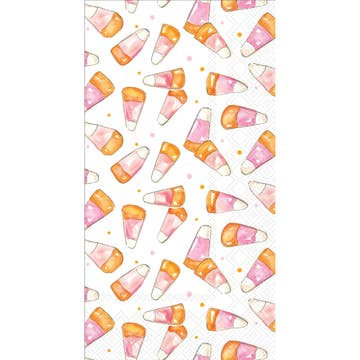 Guest Towels | Pink Candy Corn